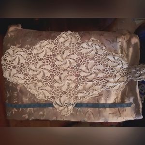 Vintage crochet antimacassar